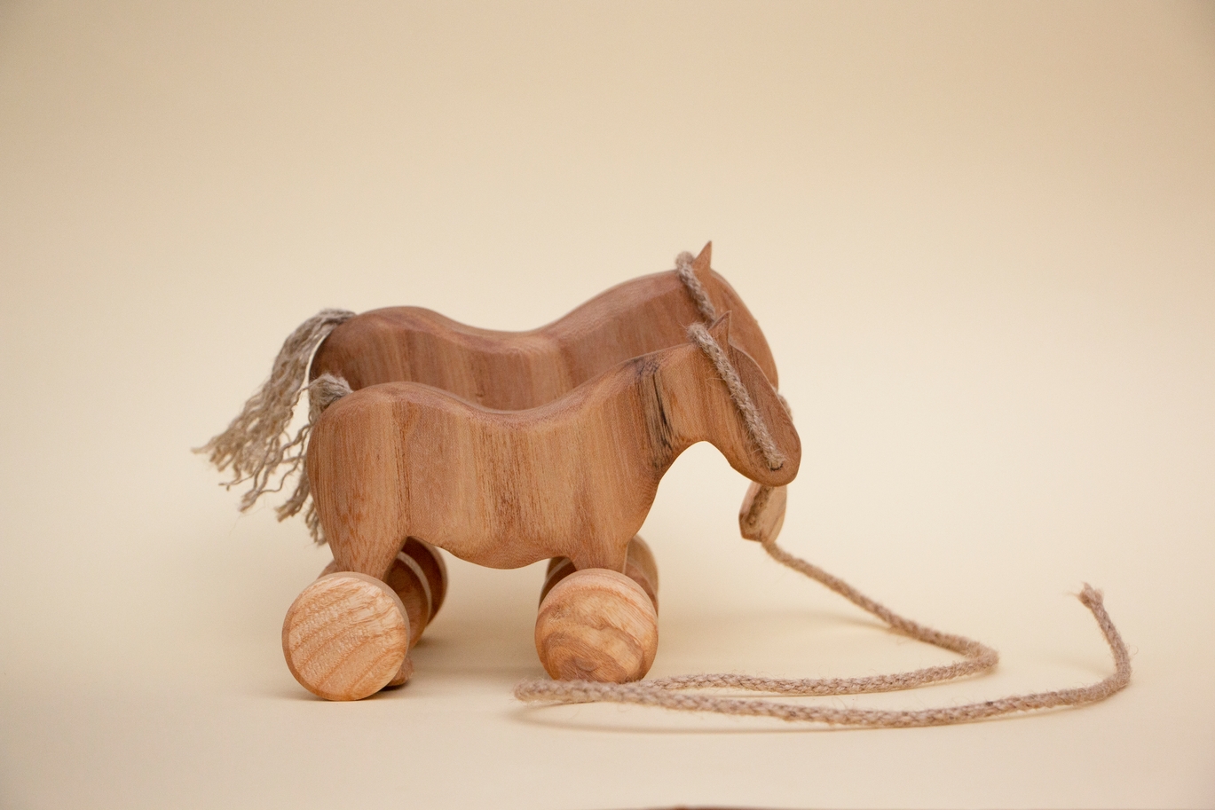 chevaux à trotter en orme